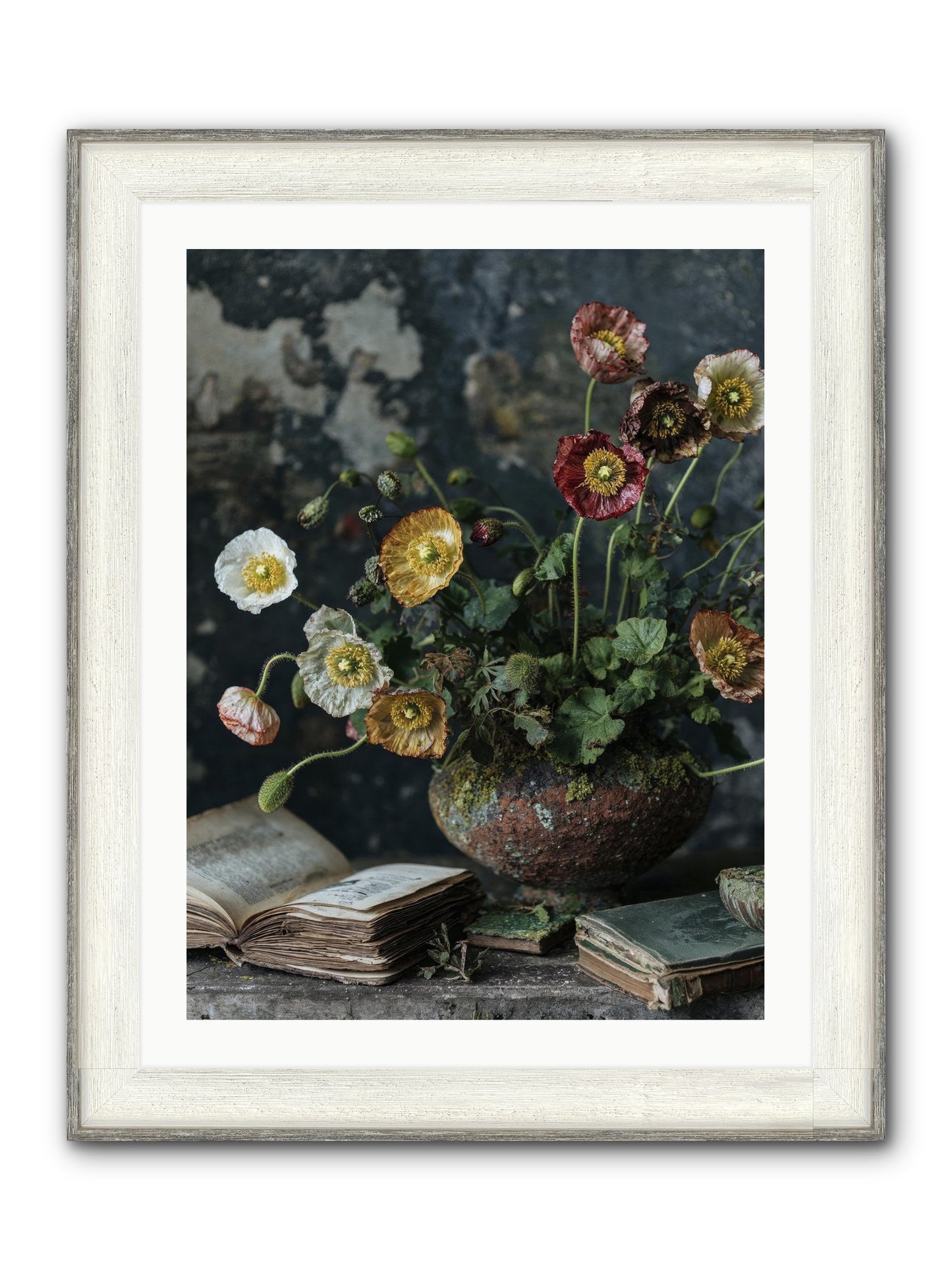 Rivers Edge Framed Print - Driftwood White 24x32