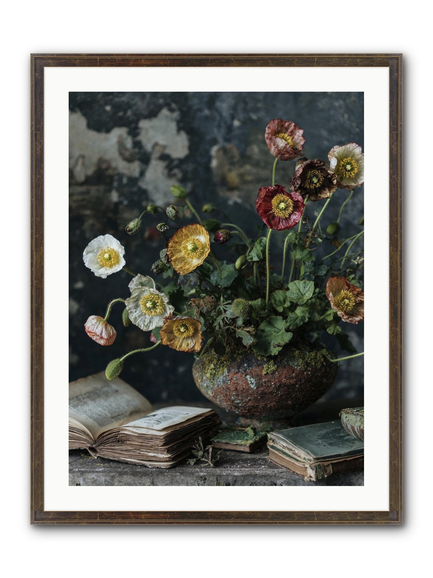 Rivers Edge Framed Print - Slimwoods Black/Gold 24x32