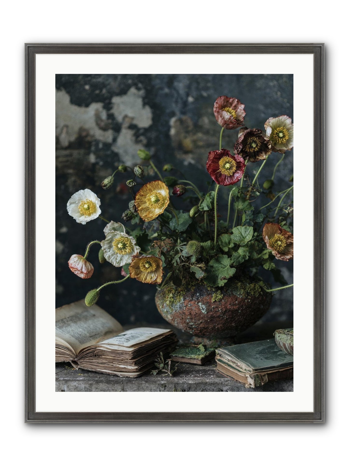 Rivers Edge Framed Print - Slimwoods Black/Silver 24x32