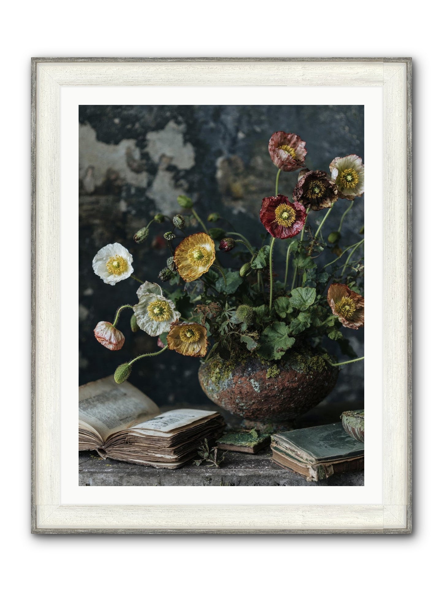 Rivers Edge Framed Print - Driftwood White 30x40