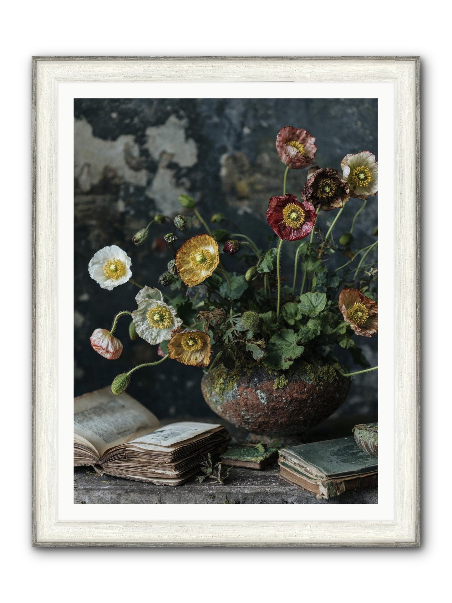 Rivers Edge Framed Print - Driftwood White 36x48