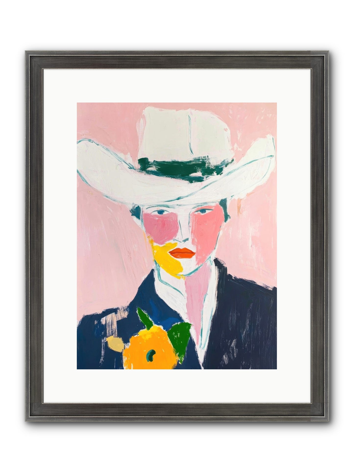 Rodeo Roots Framed Print - Slimwoods Black/Silver 12x16