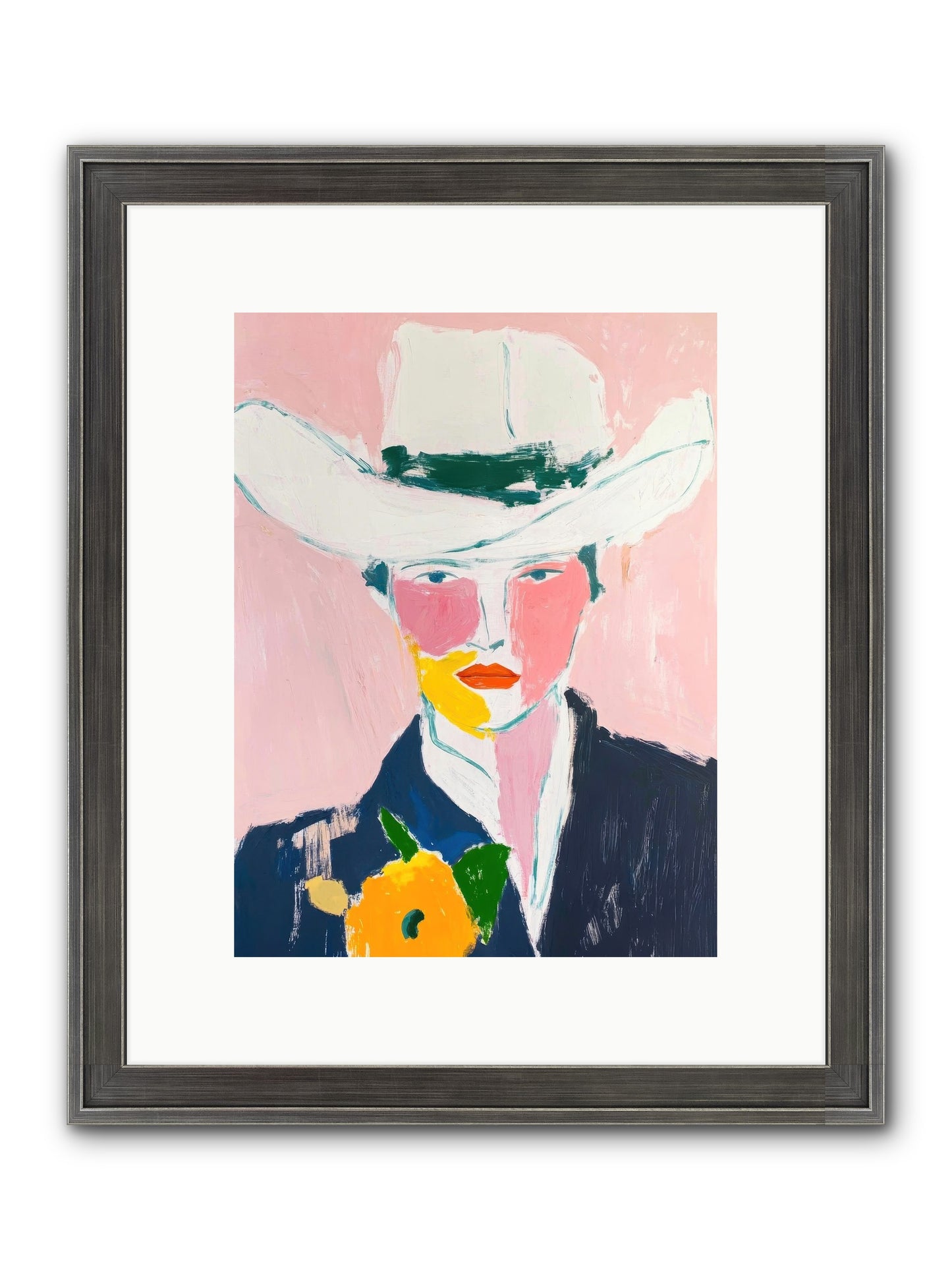 Rodeo Roots Framed Print - Slimwoods Black/Silver 9x12