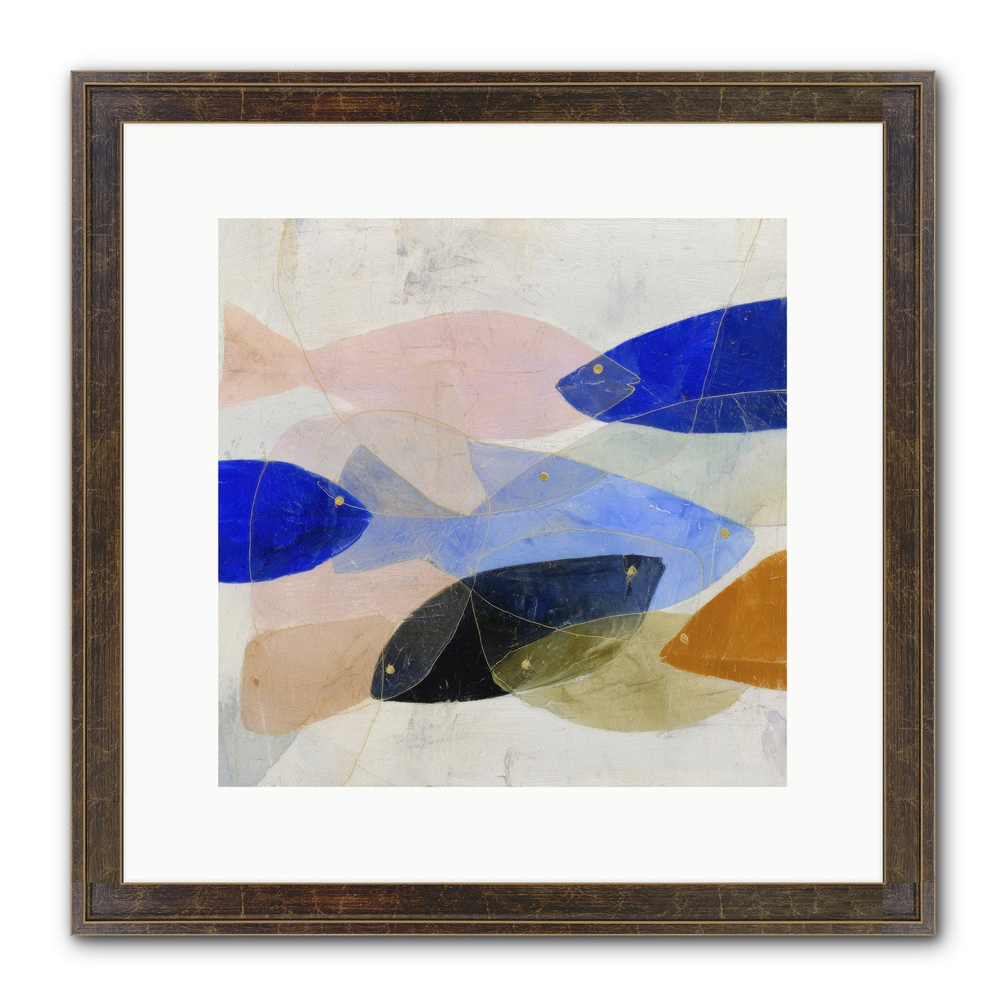 Rogue Haven Framed Print - Slimwoods Black/Gold 12x12