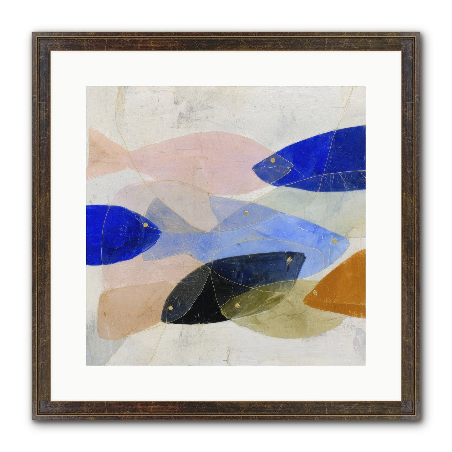 Rogue Haven Framed Print - Slimwoods Black/Gold 16x16