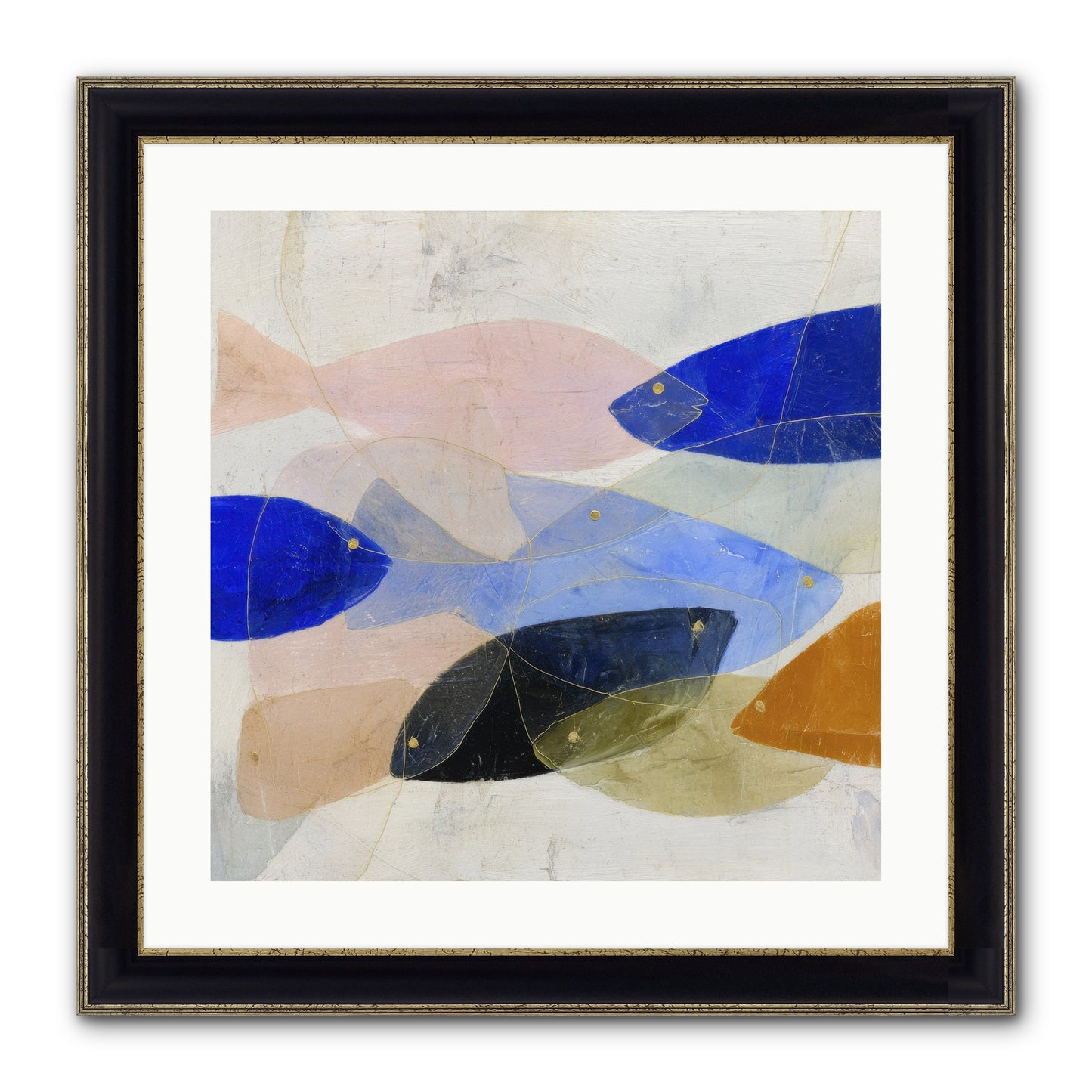 Rogue Haven Framed Print - Black & Gold 20x20