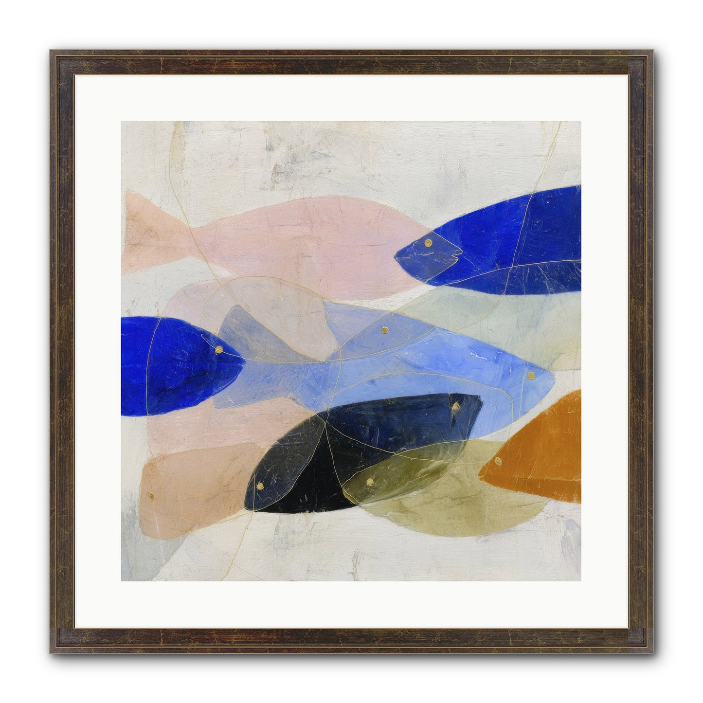 Rogue Haven Framed Print - Slimwoods Black/Gold 20x20