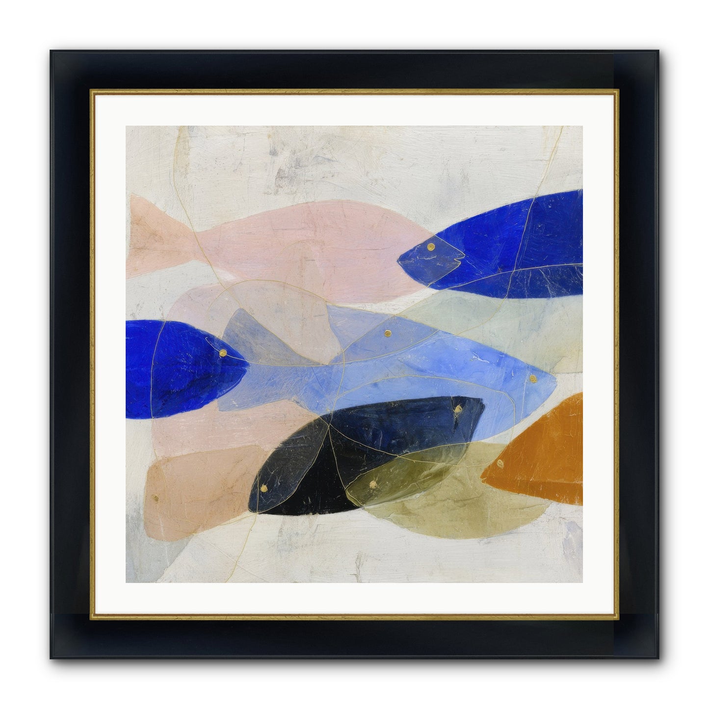 Rogue Haven Framed Print - Wide Black w/Gold 30x30