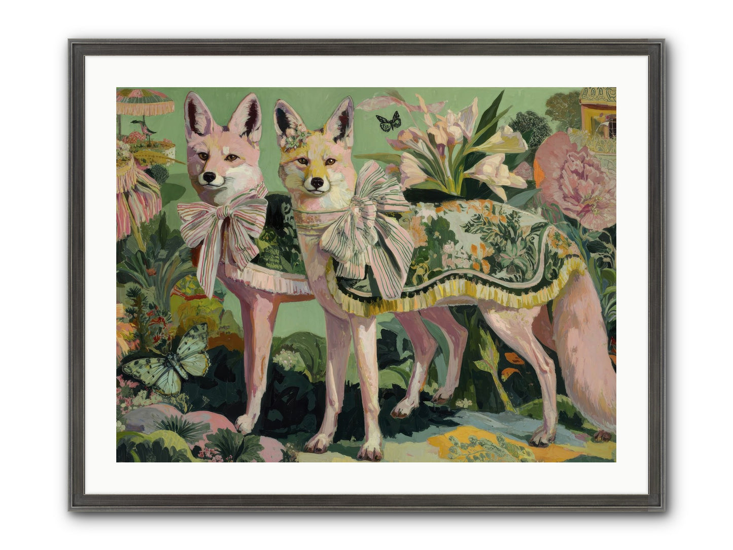 Rose Whisper No.1 Framed Print - Slimwoods Black/Silver 32x24