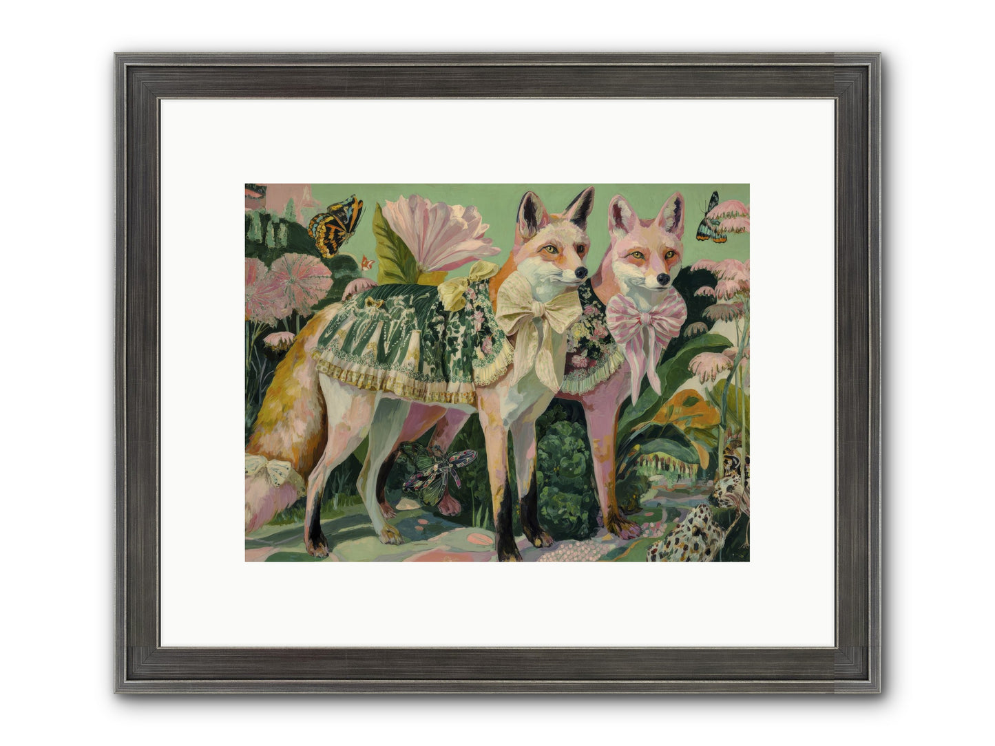 Rose Whisper No.2 Framed Print - Slimwoods Black/Silver 12x9