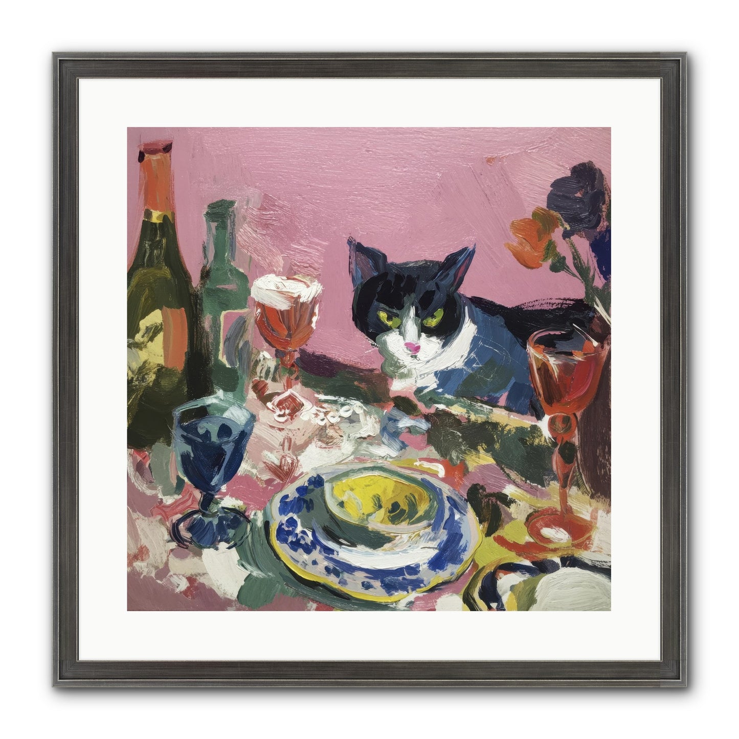 Connoisseur Of Delectable Delights Framed Print - Slimwoods Black/Silver 20x20
