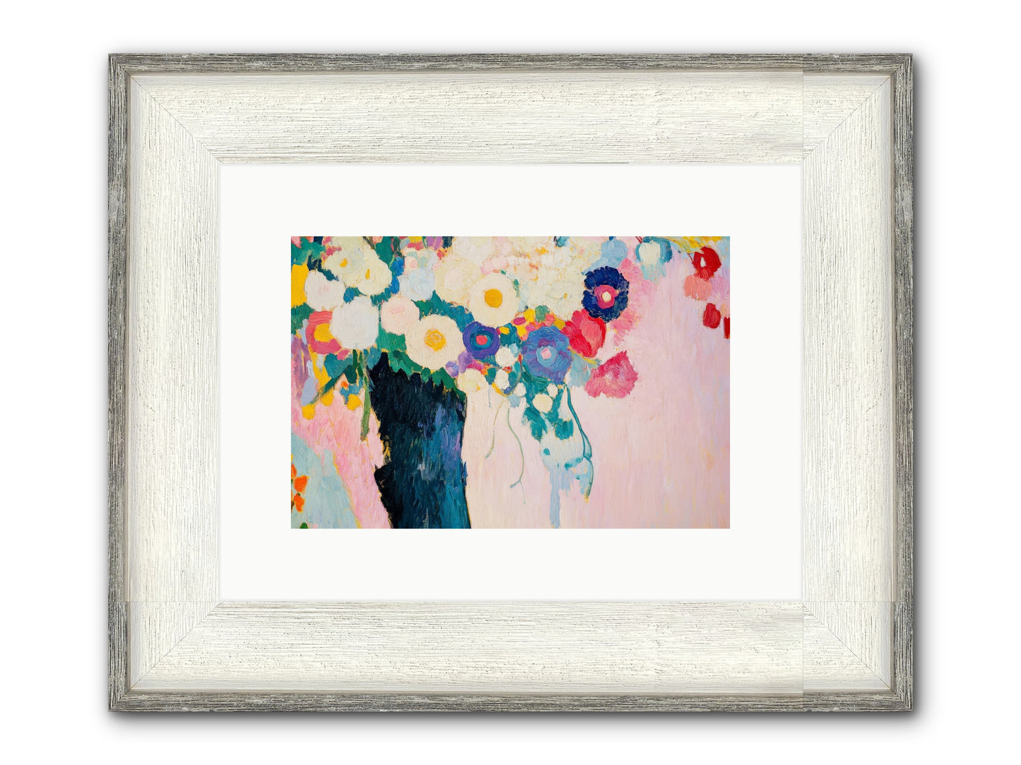 Rosehaven's Garden Framed Print - Driftwood White 12x8