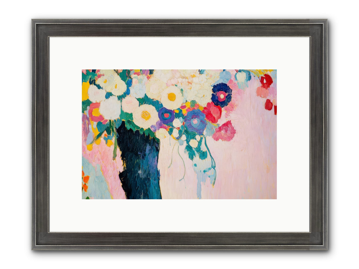 Rosehaven's Garden Framed Print - Slimwoods Black/Silver 12x8