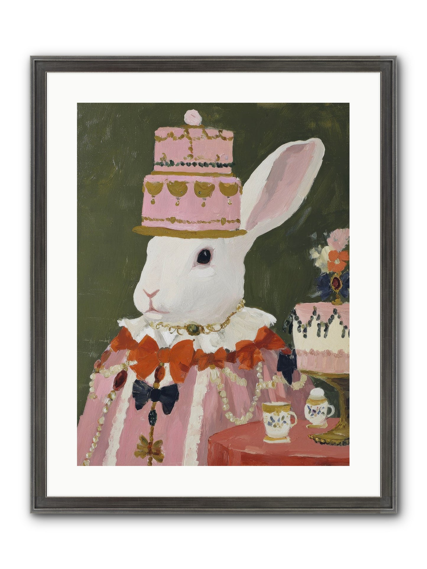 Rosewater Reveries Framed Print - Slimwoods Black/Silver 18x24