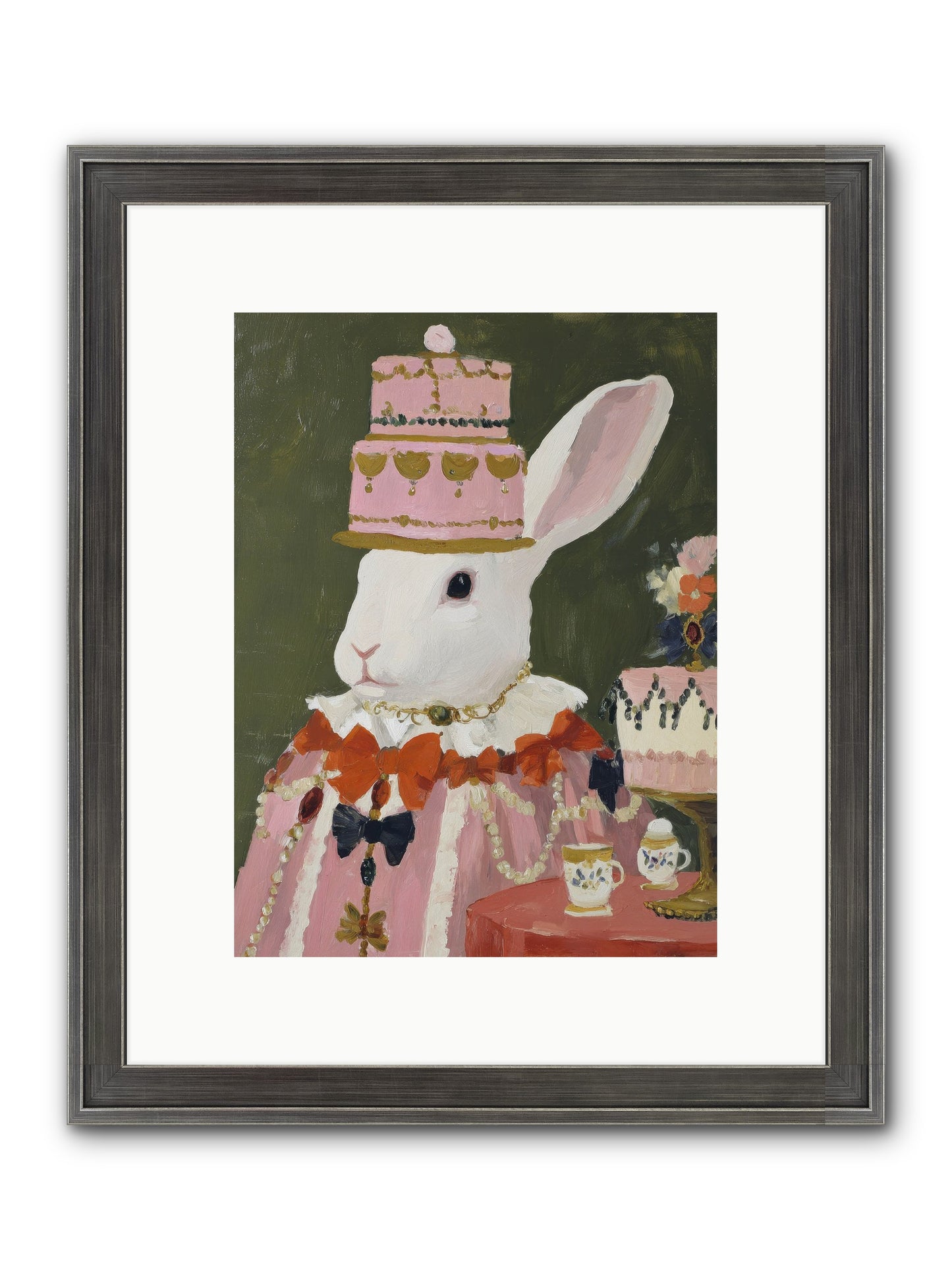Rosewater Reveries Framed Print - Slimwoods Black/Silver 9x12