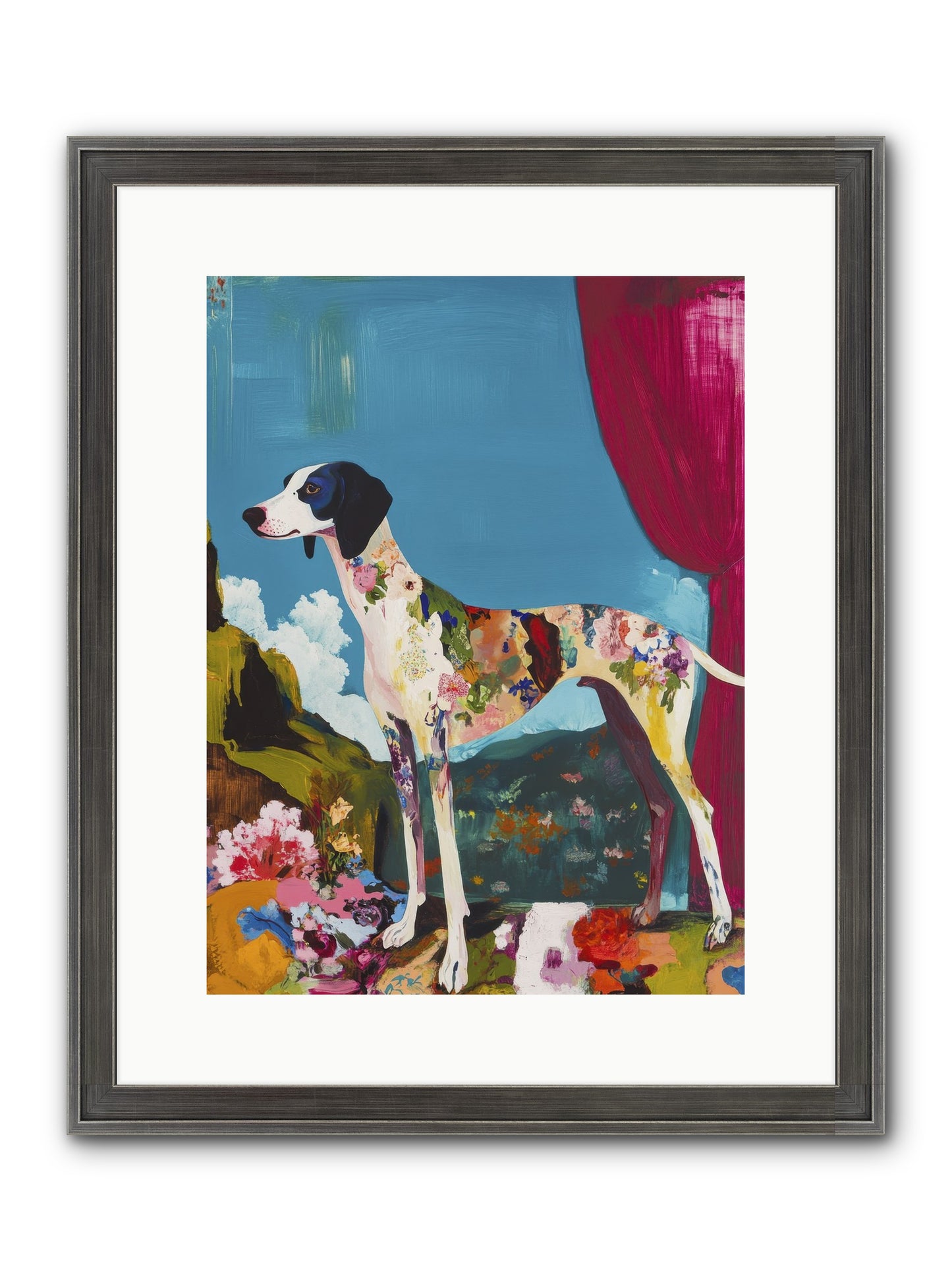 Rosie Belle Framed Print - Slimwoods Black/Silver 12x16