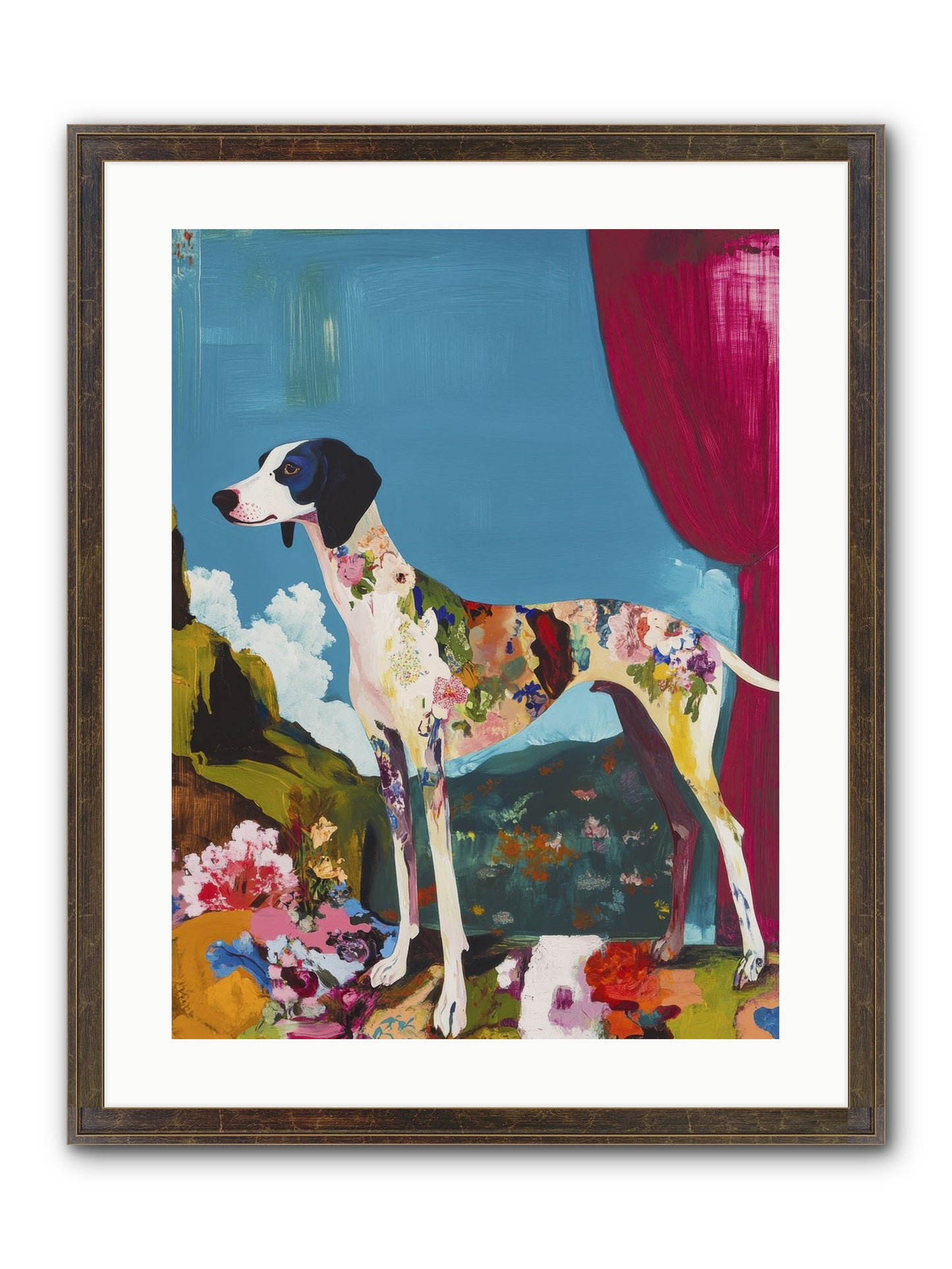 Rosie Belle Framed Print - Slimwoods Black/Gold 18x24