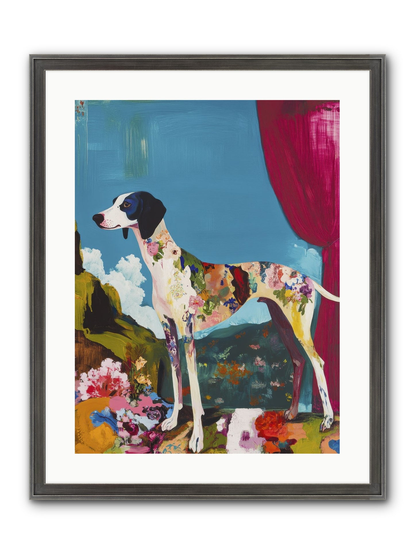 Rosie Belle Framed Print - Slimwoods Black/Silver 18x24