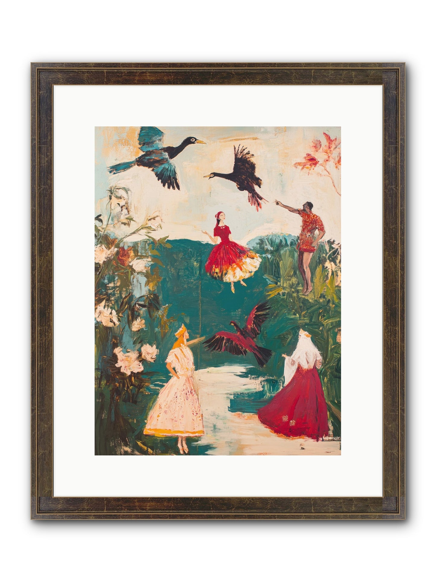 Royal Expedition Framed Print - Slimwoods Black/Gold 12x16