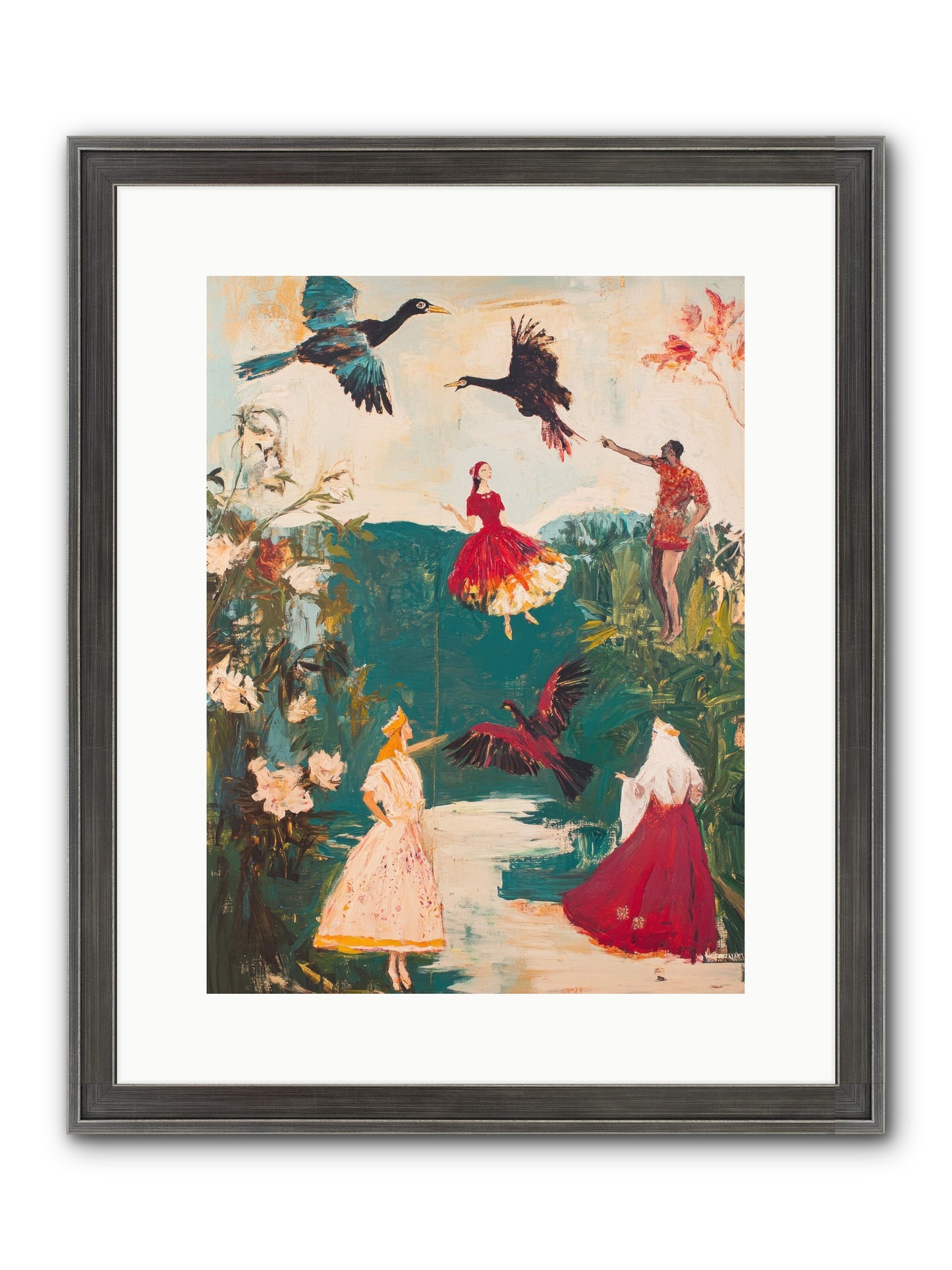 Royal Expedition Framed Print - Slimwoods Black/Silver 12x16