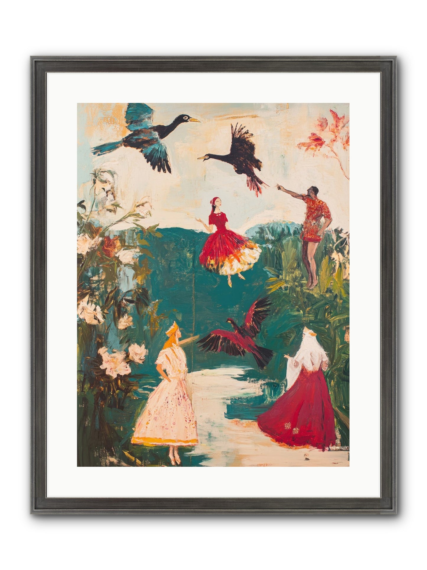 Royal Expedition Framed Print - Slimwoods Black/Silver 18x24