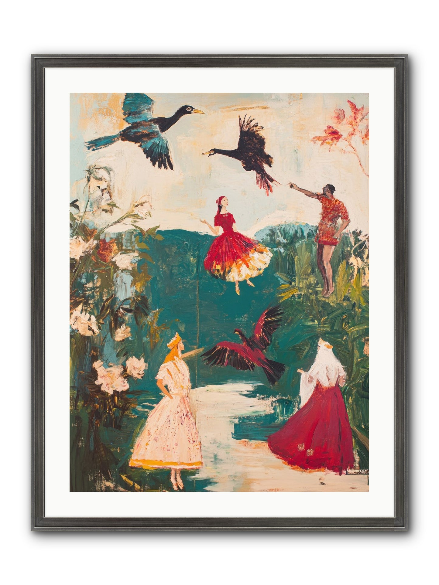 Royal Expedition Framed Print - Slimwoods Black/Silver 24x32