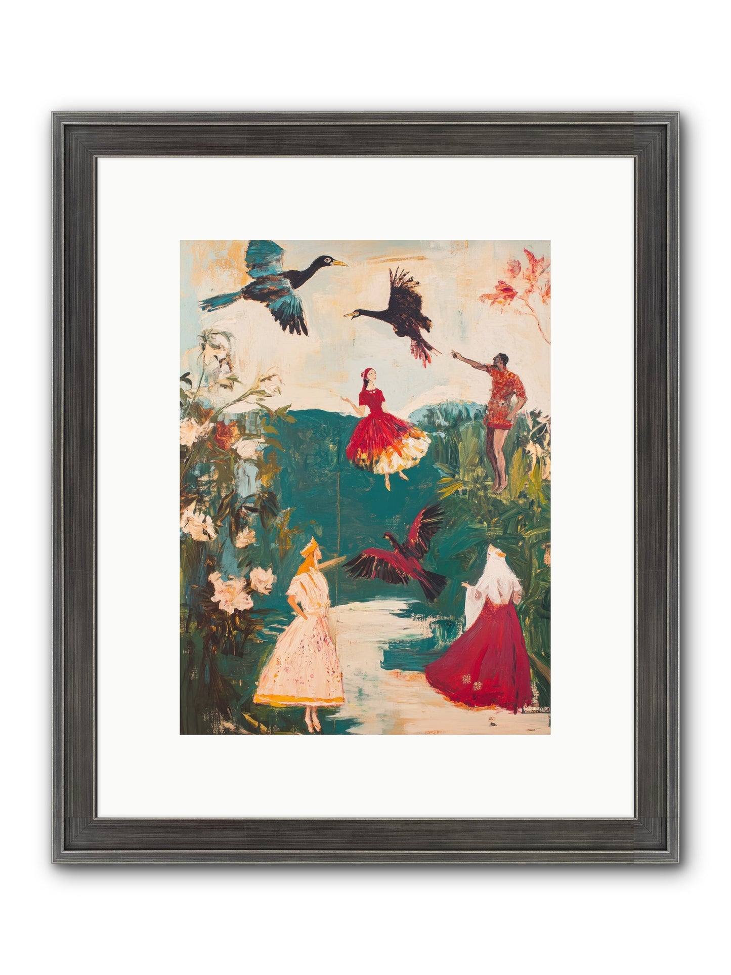 Royal Expedition Framed Print - Slimwoods Black/Silver 9x12