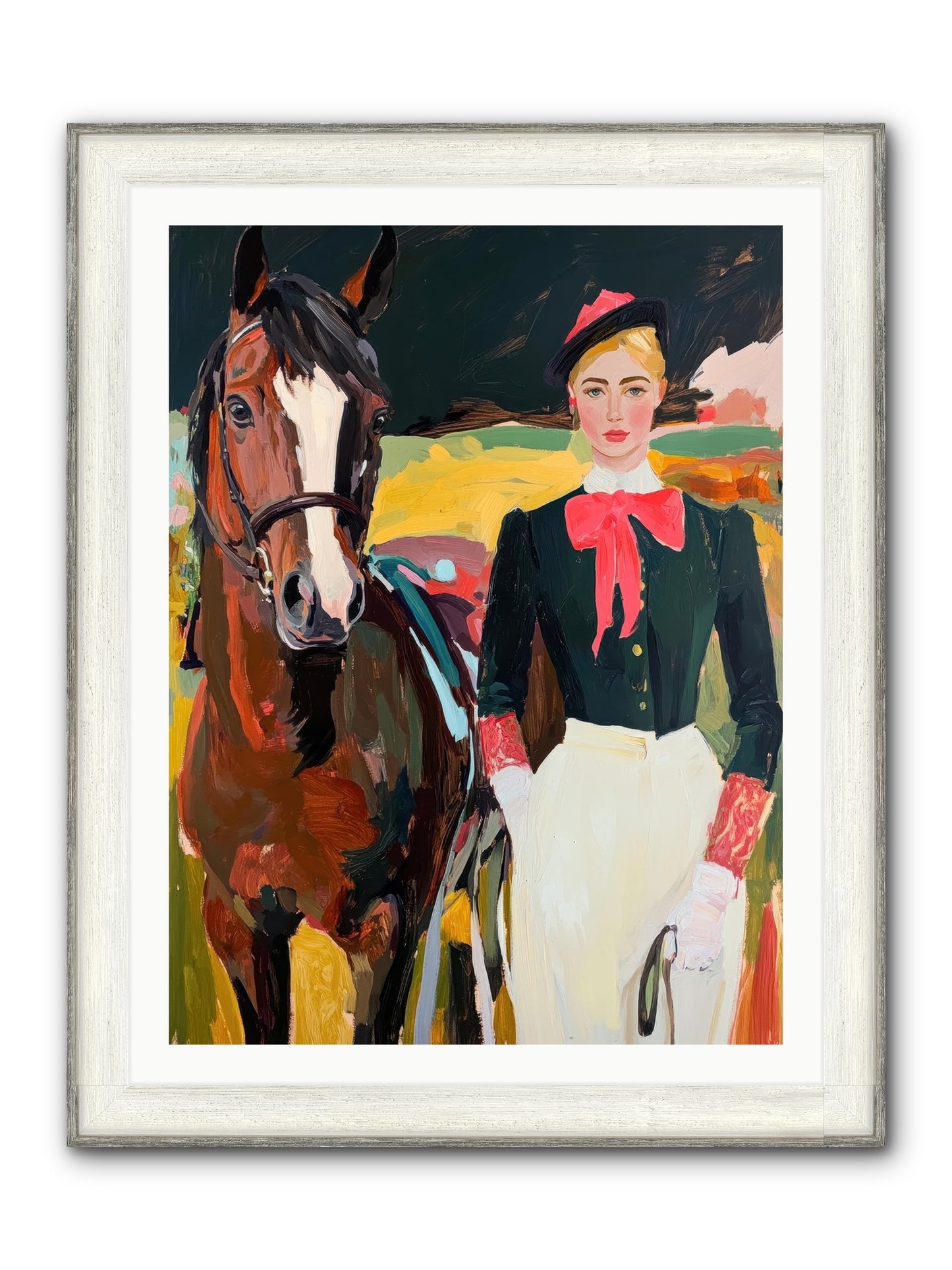 Royal Rebel Framed Print - Driftwood White 30x40