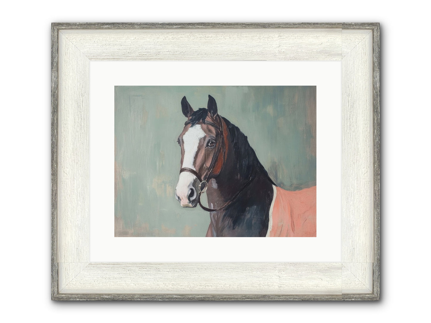 Royal Velvet Framed Print - Driftwood White 16x12