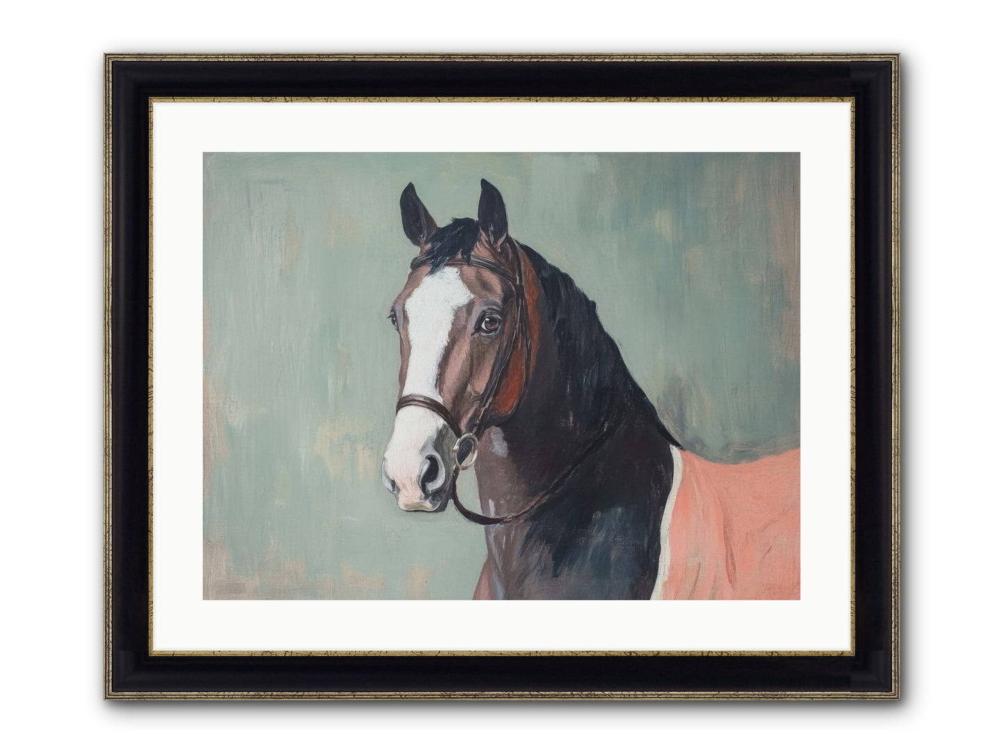 Royal Velvet Framed Print - Black & Gold 24x18