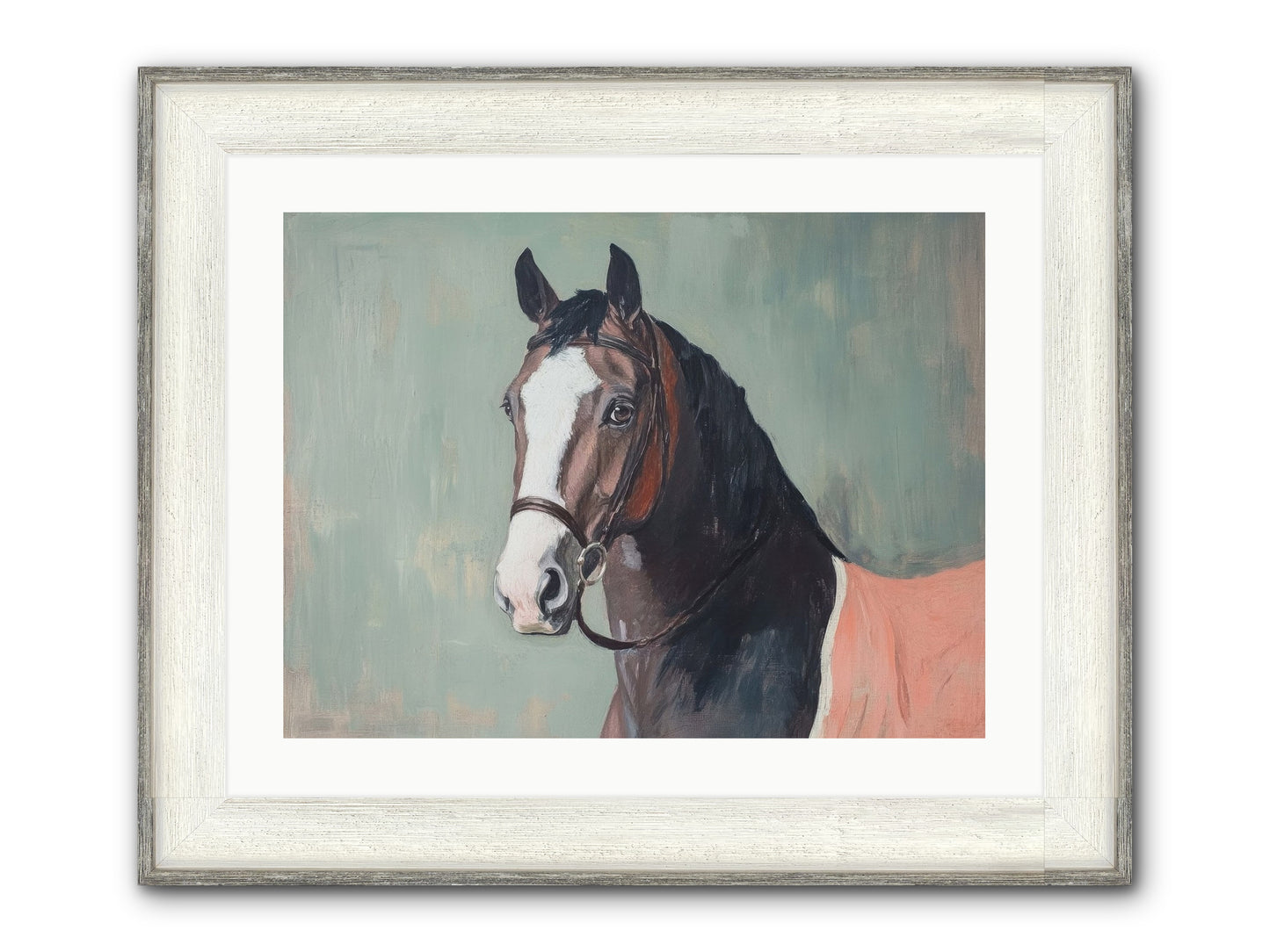 Royal Velvet Framed Print - Driftwood White 24x18