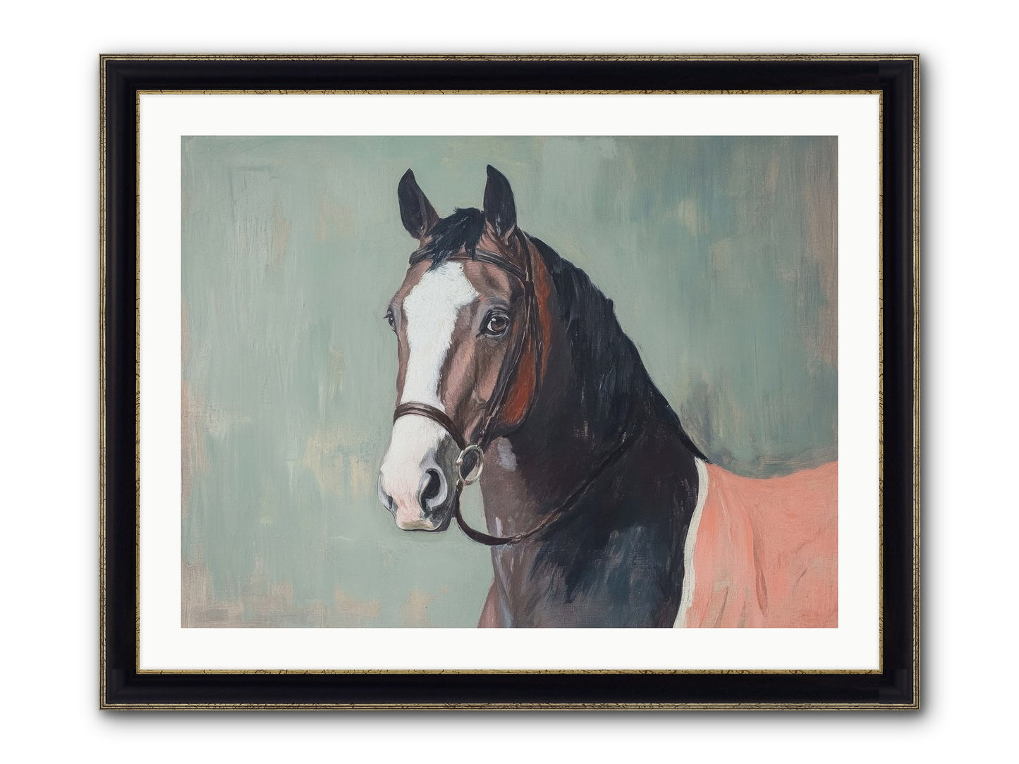 Royal Velvet Framed Print - Black & Gold 32x24