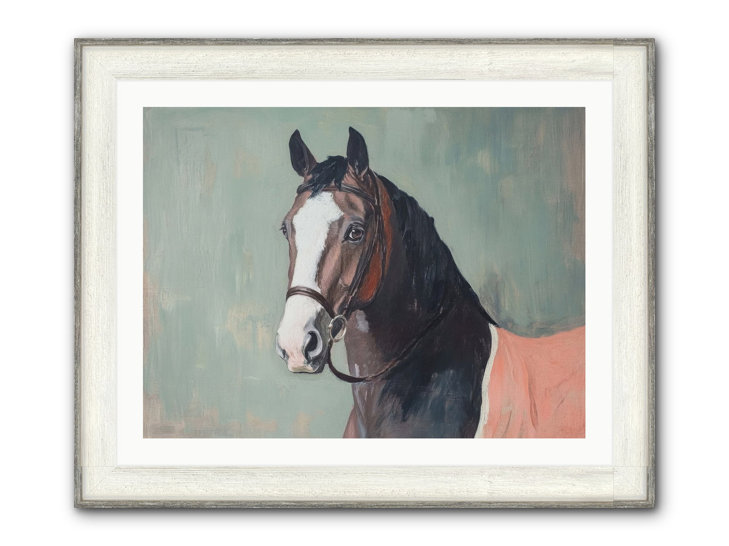 Royal Velvet Framed Print - Driftwood White 32x24