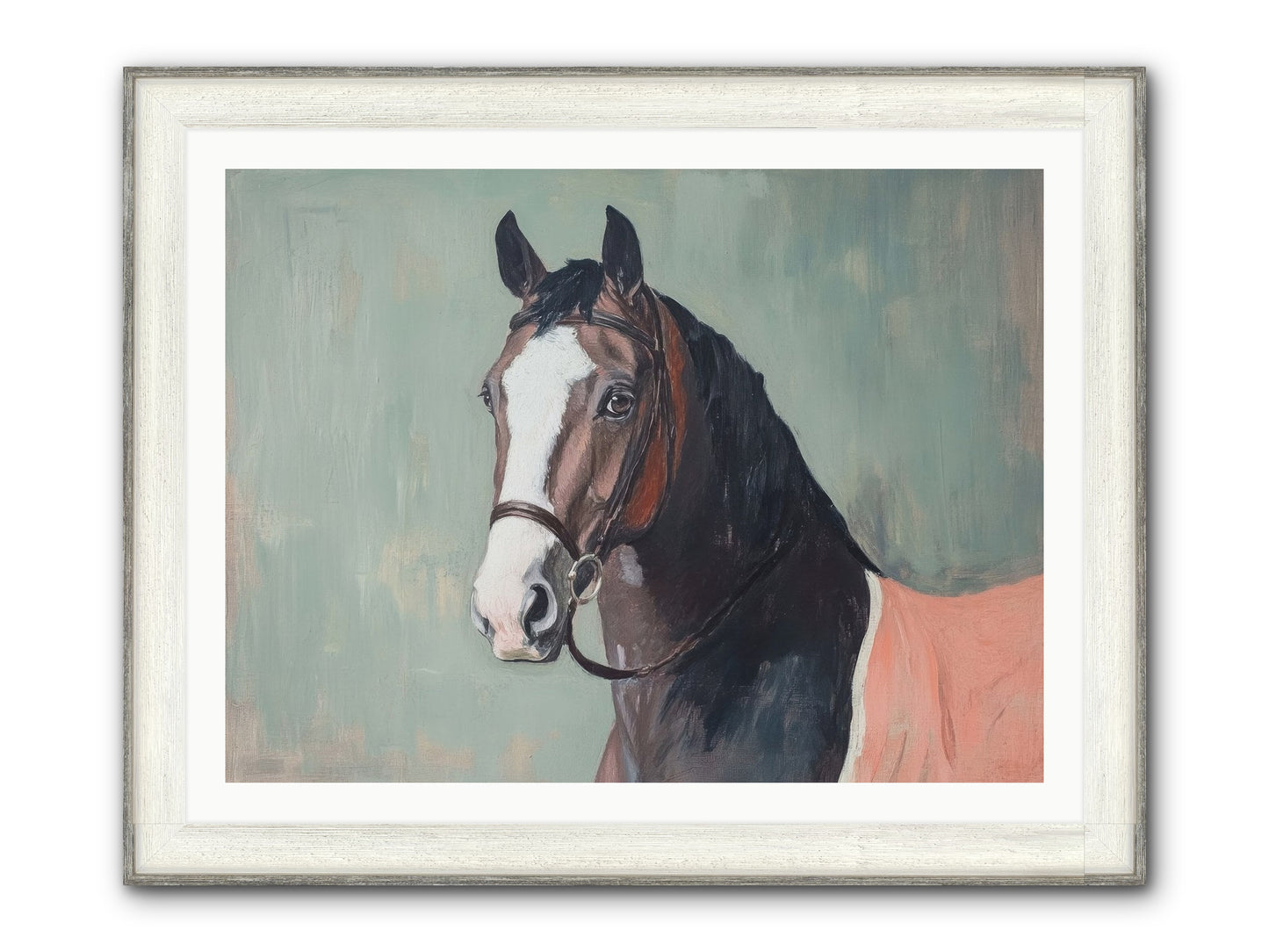 Royal Velvet Framed Print - Driftwood White 40x30