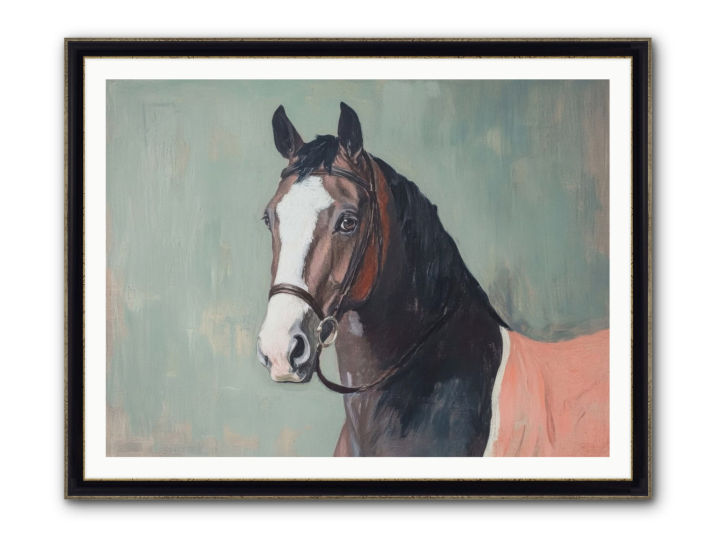 Royal Velvet Framed Print - Black & Gold 48x36