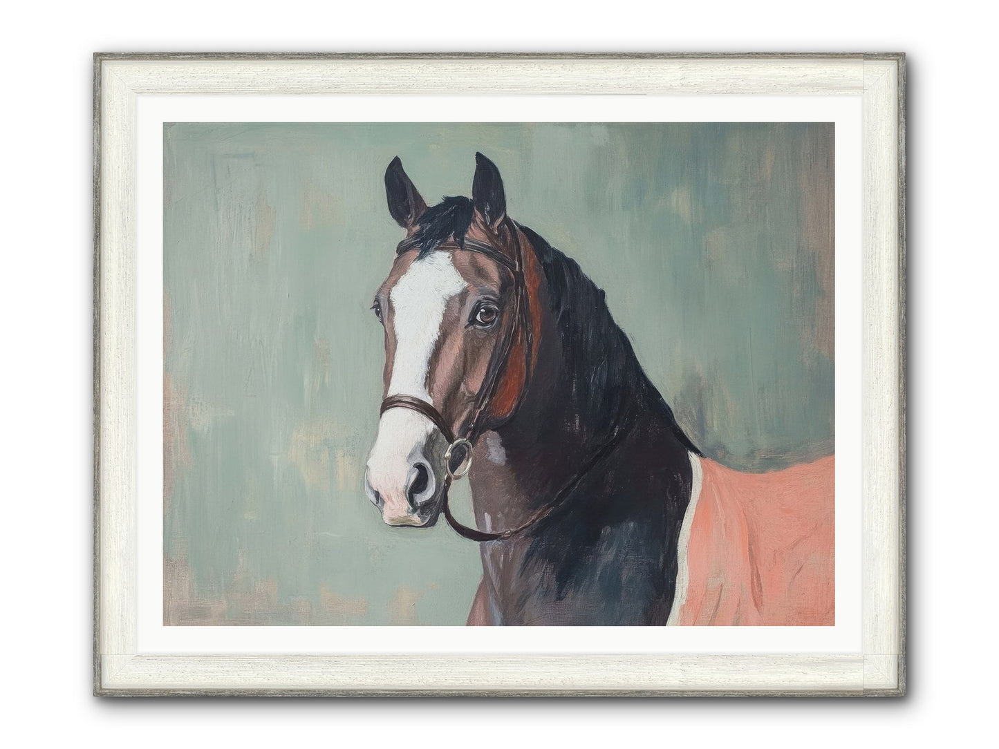 Royal Velvet Framed Print - Driftwood White 48x36