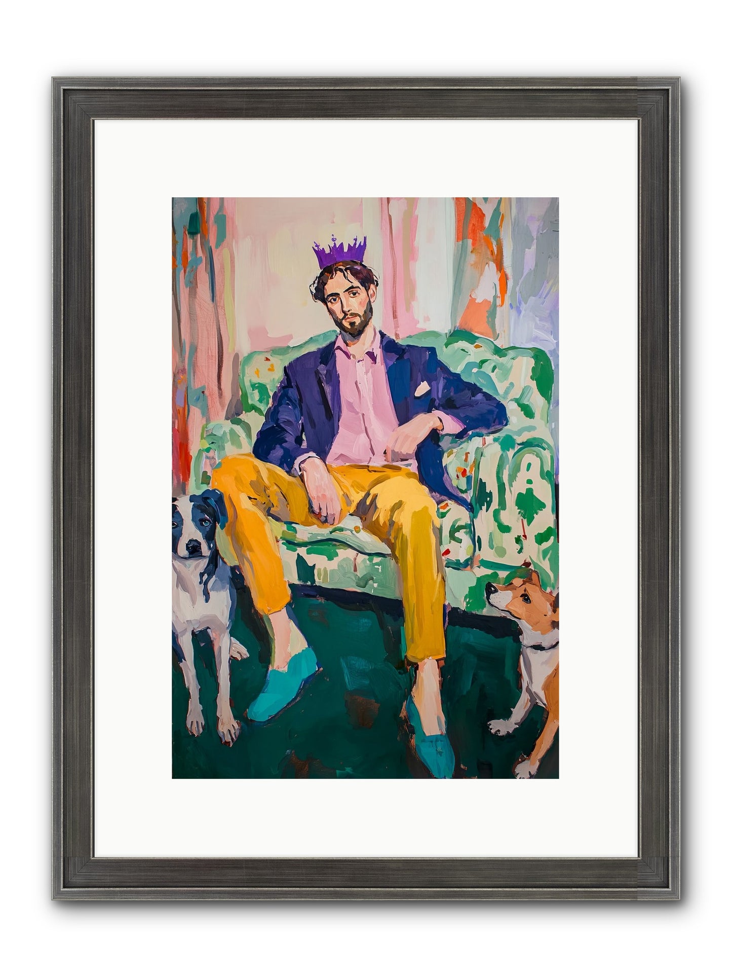 Royal Watch Framed Print - Slimwoods Black/Silver 10x15
