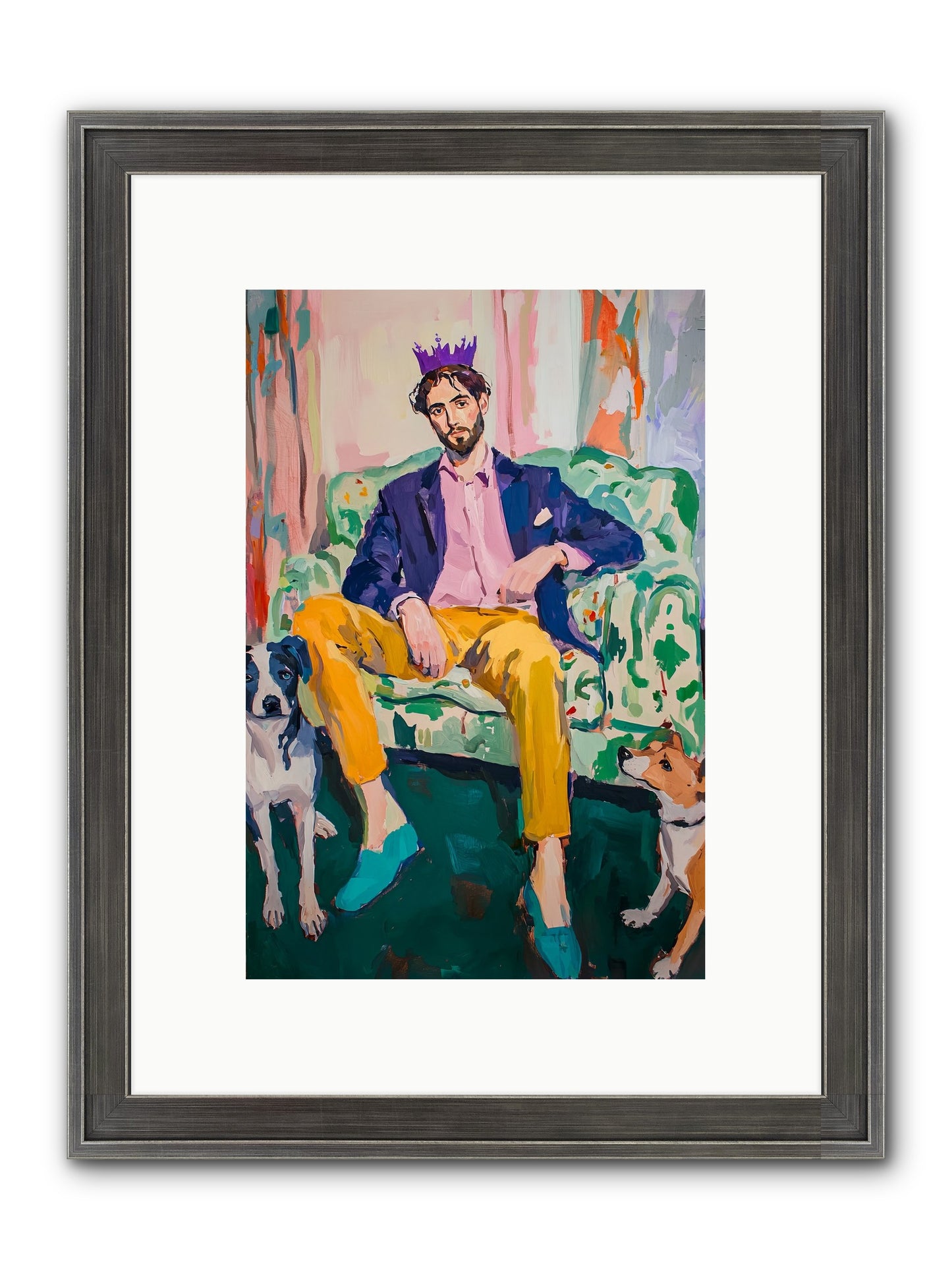 Royal Watch Framed Print - Slimwoods Black/Silver 8x12