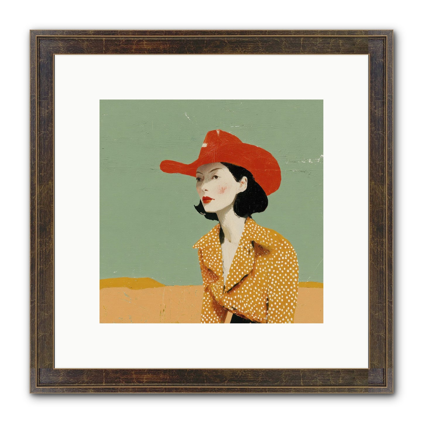 Royalty Meets Ritual Framed Print - Slimwoods Black/Gold 10x10