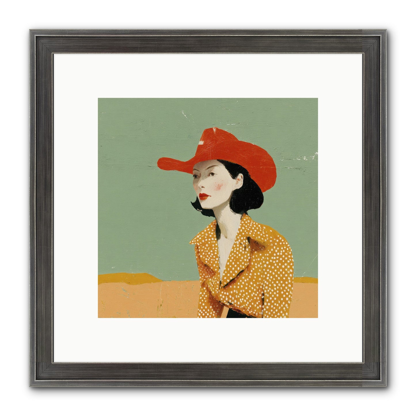 Royalty Meets Ritual Framed Print - Slimwoods Black/Silver 10x10