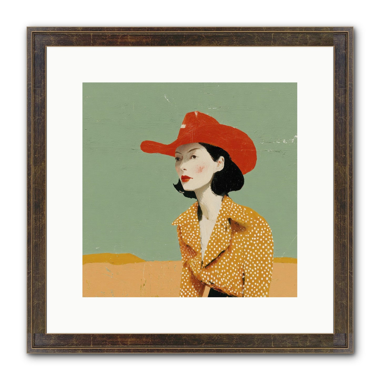 Royalty Meets Ritual Framed Print - Slimwoods Black/Gold 12x12