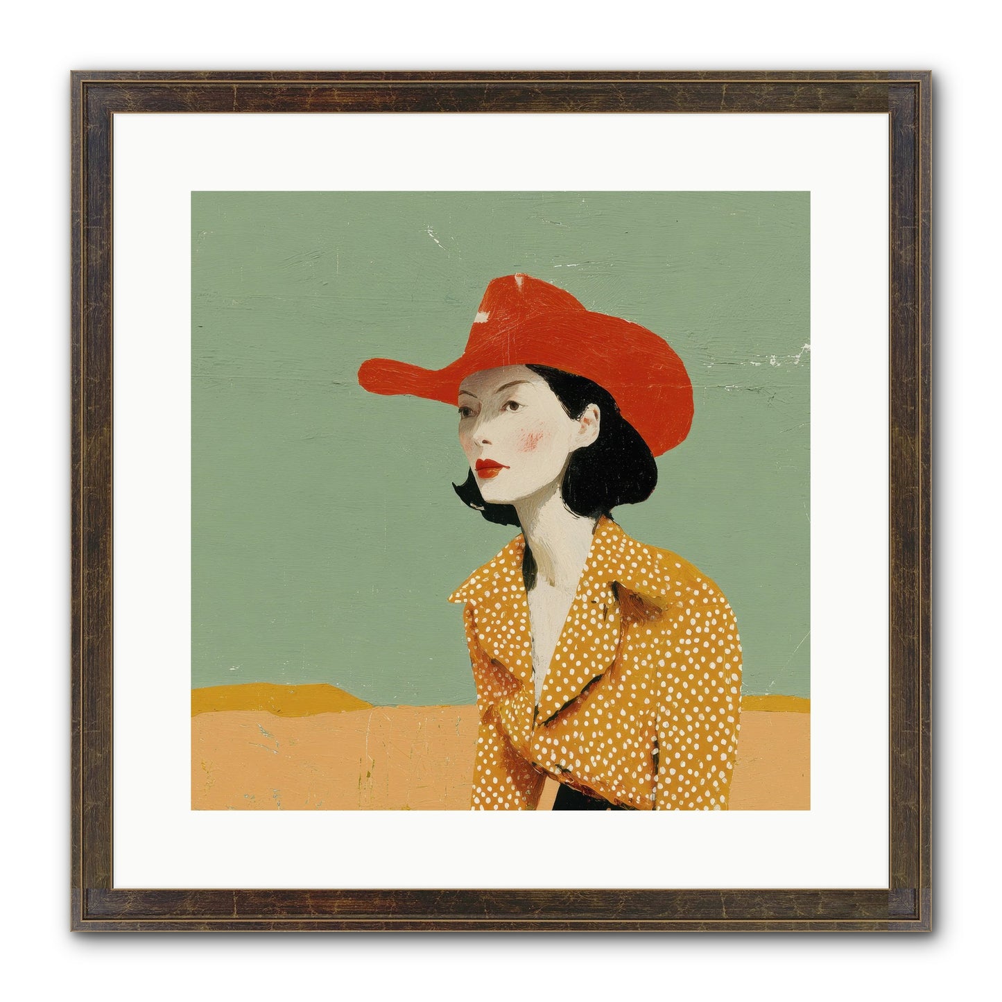 Royalty Meets Ritual Framed Print - Slimwoods Black/Gold 16x16