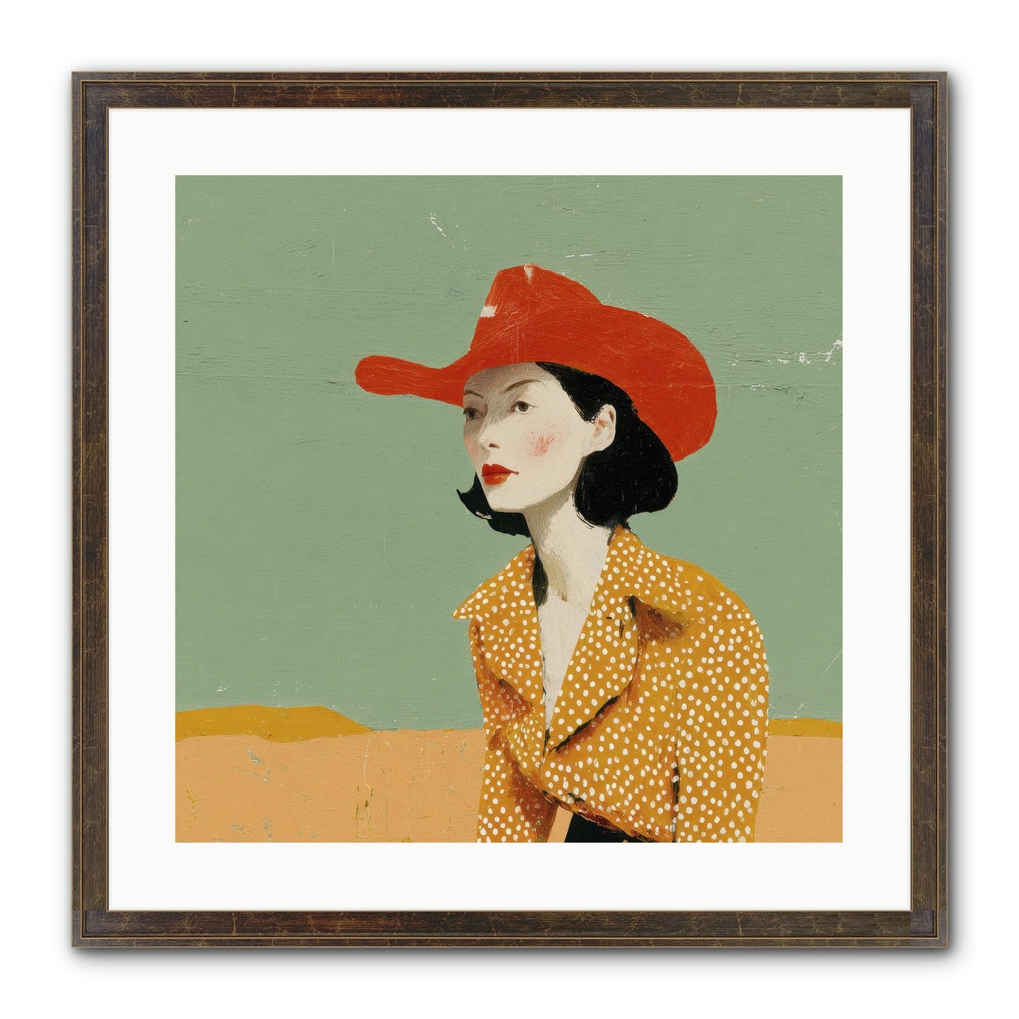 Royalty Meets Ritual Framed Print - Slimwoods Black/Gold 20x20