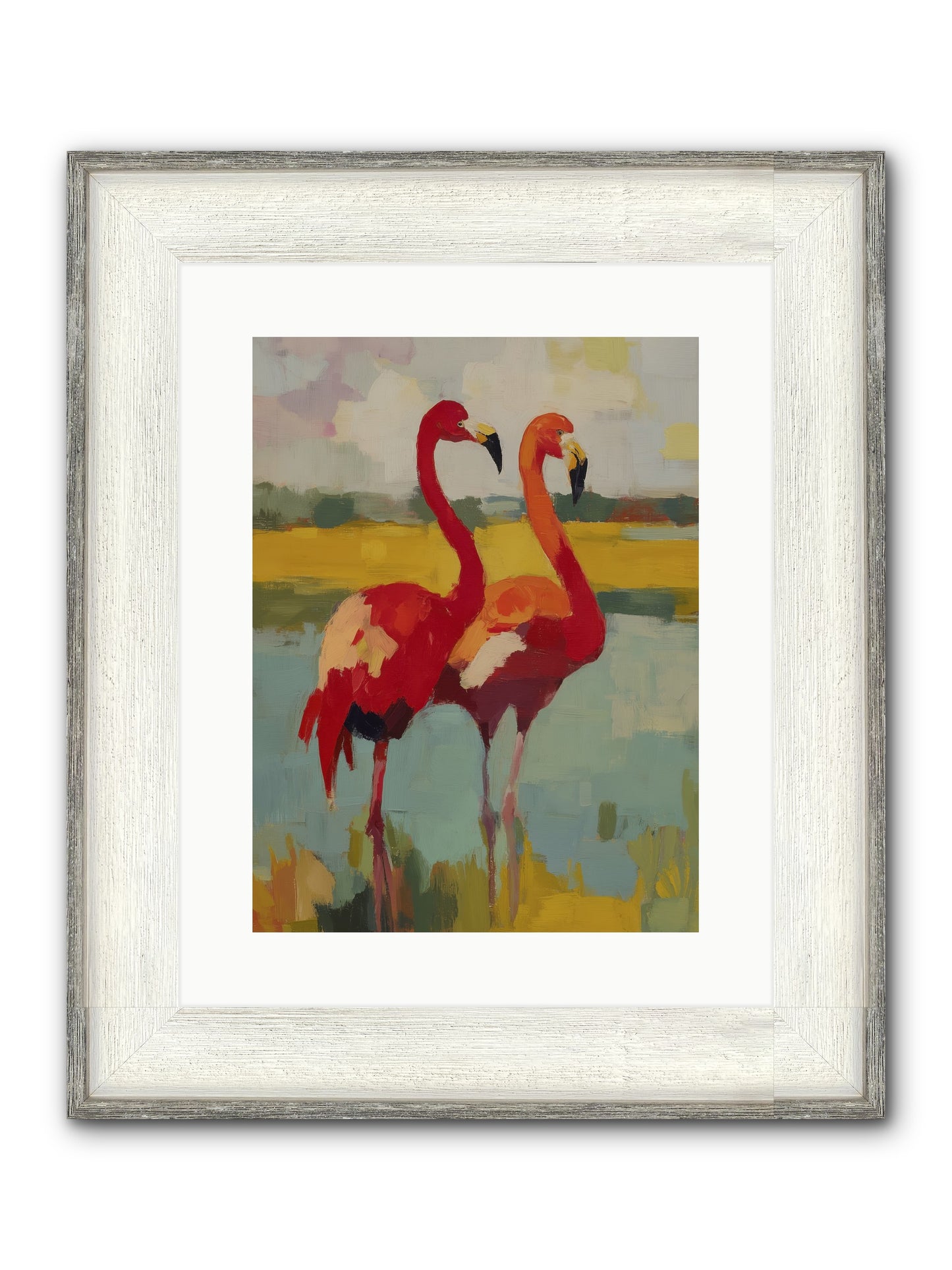 Ruby Dreams Framed Print - Driftwood White 12x16