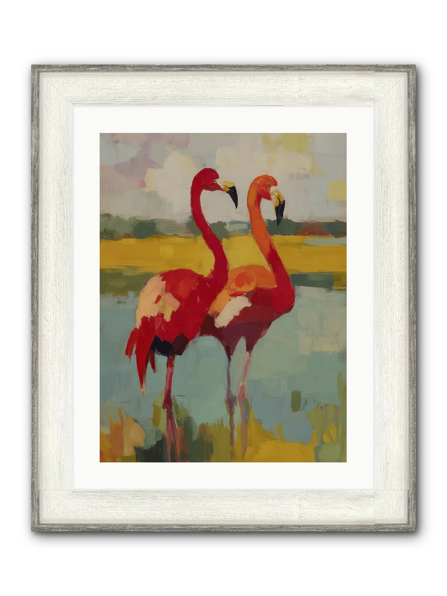 Ruby Dreams Framed Print - Driftwood White 18x24