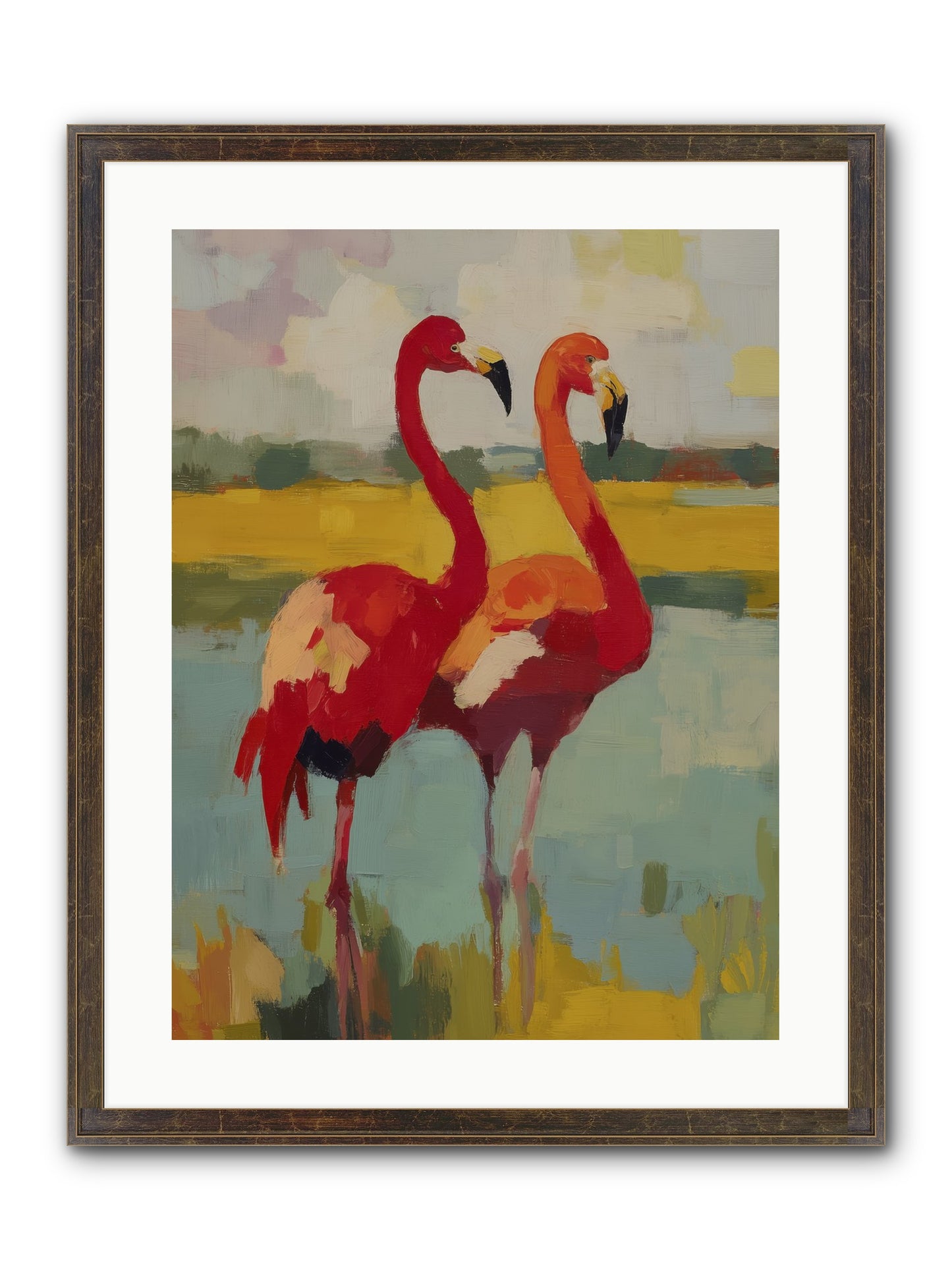 Ruby Dreams Framed Print - Slimwoods Black/Gold 18x24