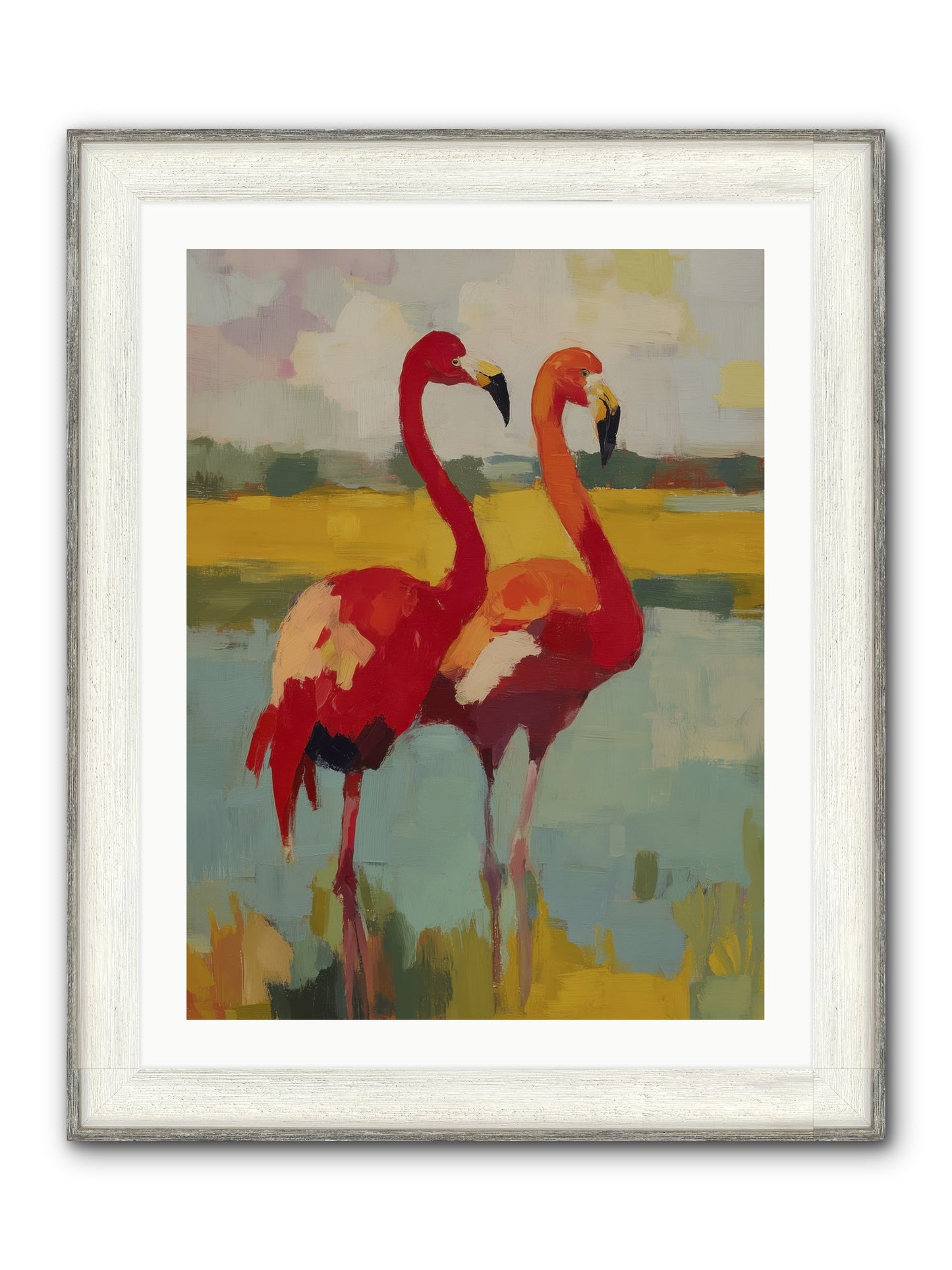 Ruby Dreams Framed Print - Driftwood White 24x32