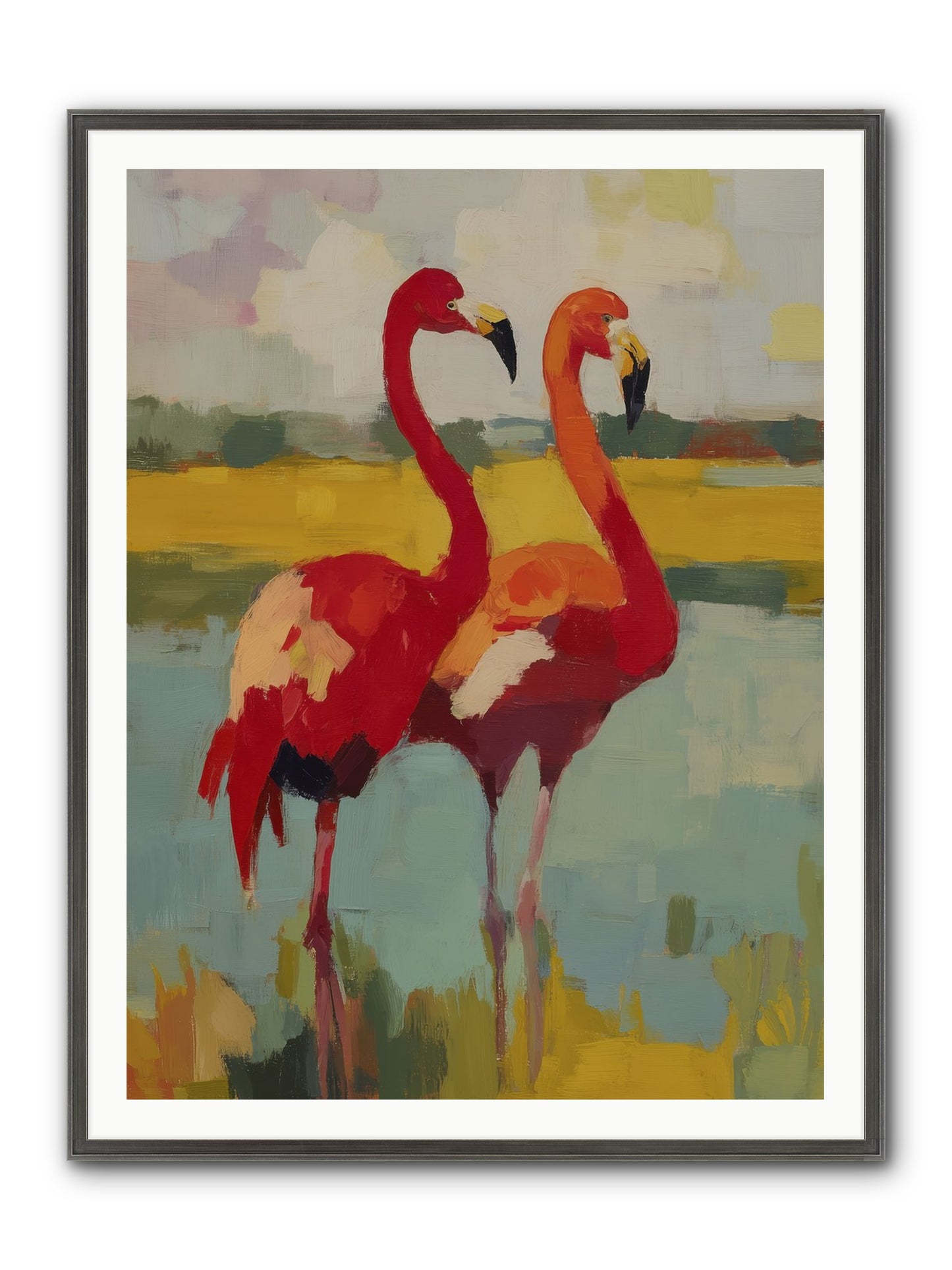 Ruby Dreams Framed Print - Slimwoods Black/Silver 36x48