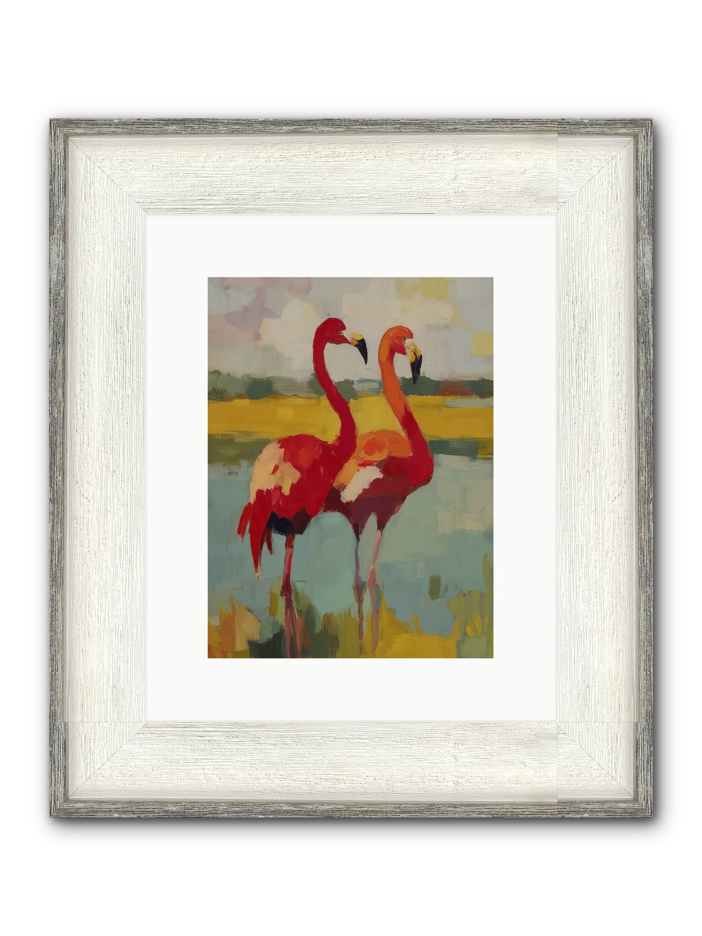 Ruby Dreams Framed Print - Driftwood White 9x12