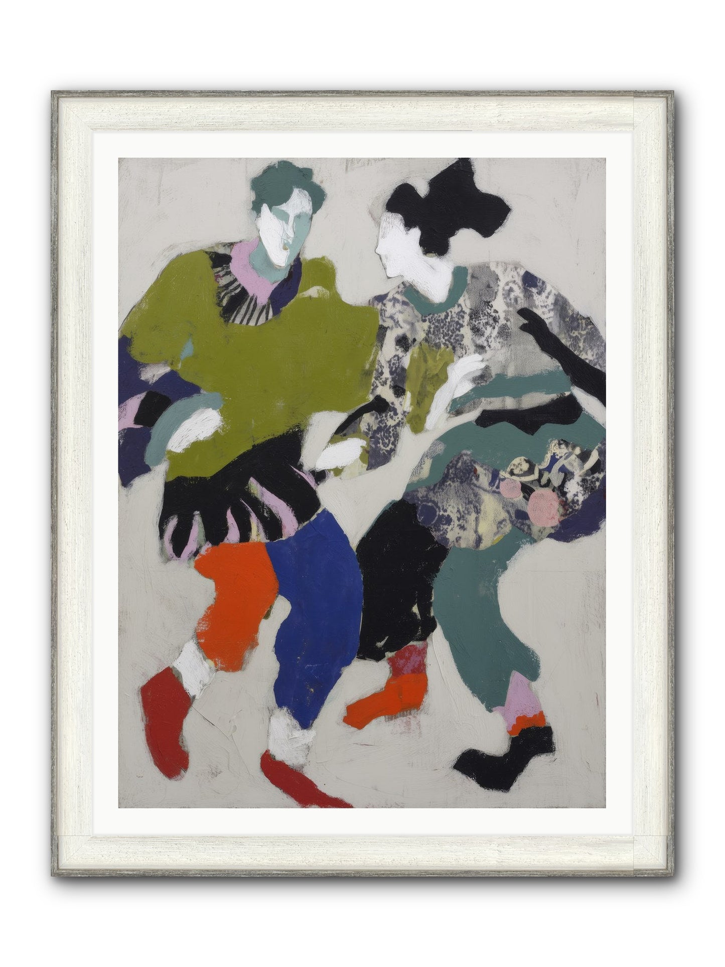 Ruby Slippers Framed Print - Driftwood White 36x48